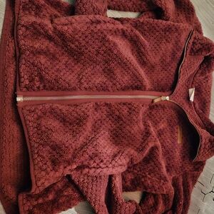 Columbia Women's Deep Red Teddy Jacket
